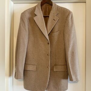 PAL ZILERI Small  Checks  Wool Sportscoat.